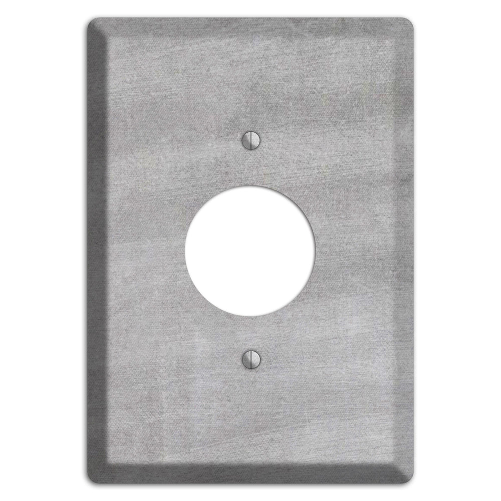 Chalk Light Grey Single Receptacle Wallplate