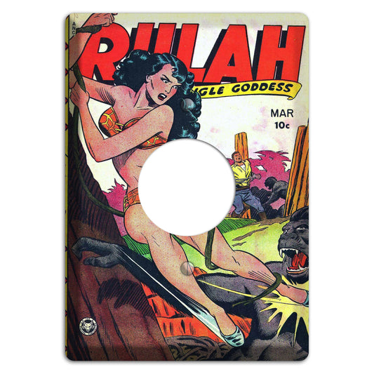 Rulah Goddess Vintage Comics Single Receptacle Wallplate