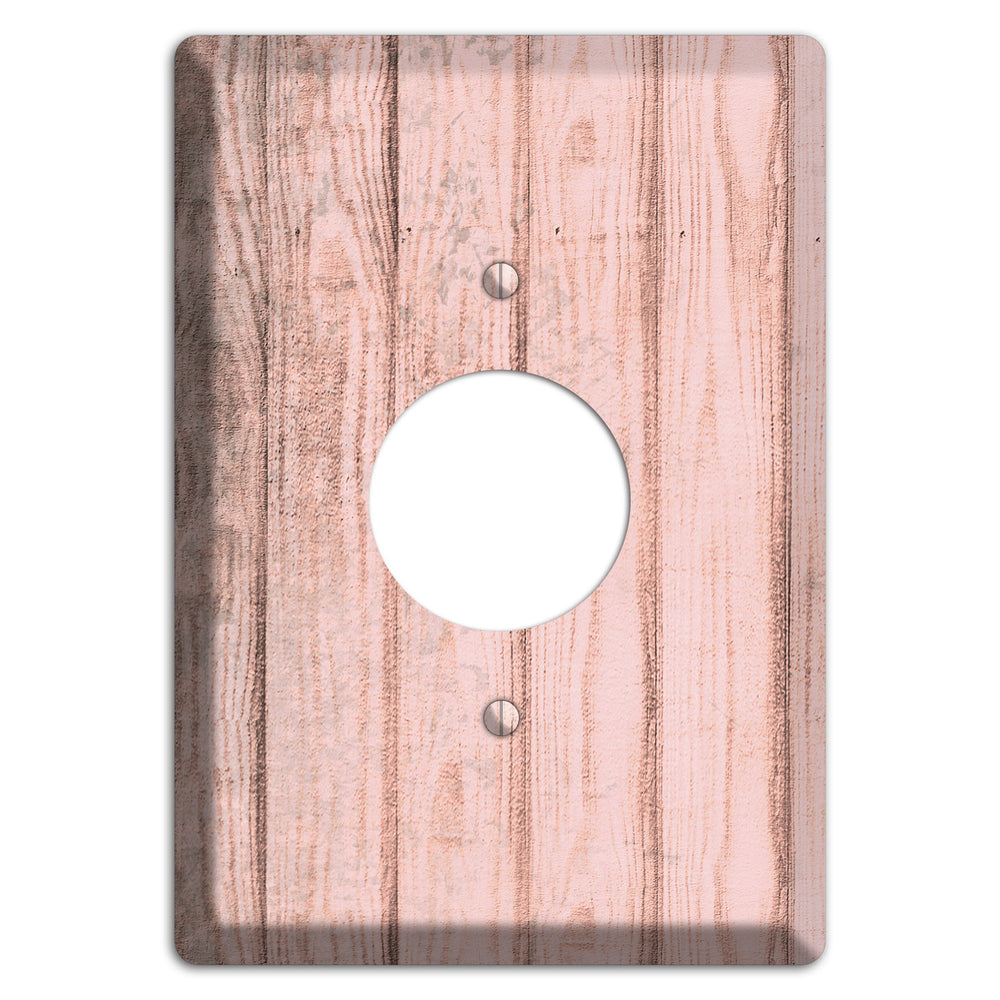 Beauty Bush Weathered Wood Single Receptacle Wallplate