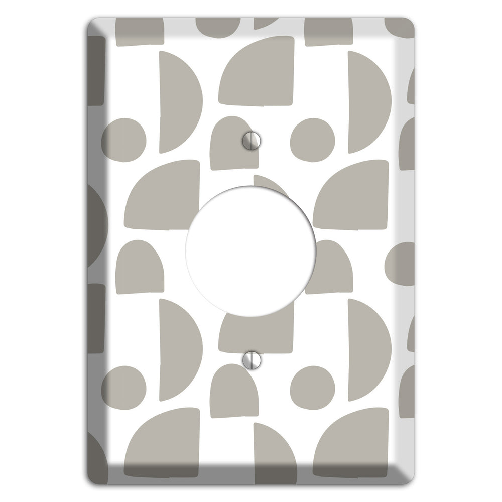 Simple Scandanavian Style L Single Receptacle Wallplate