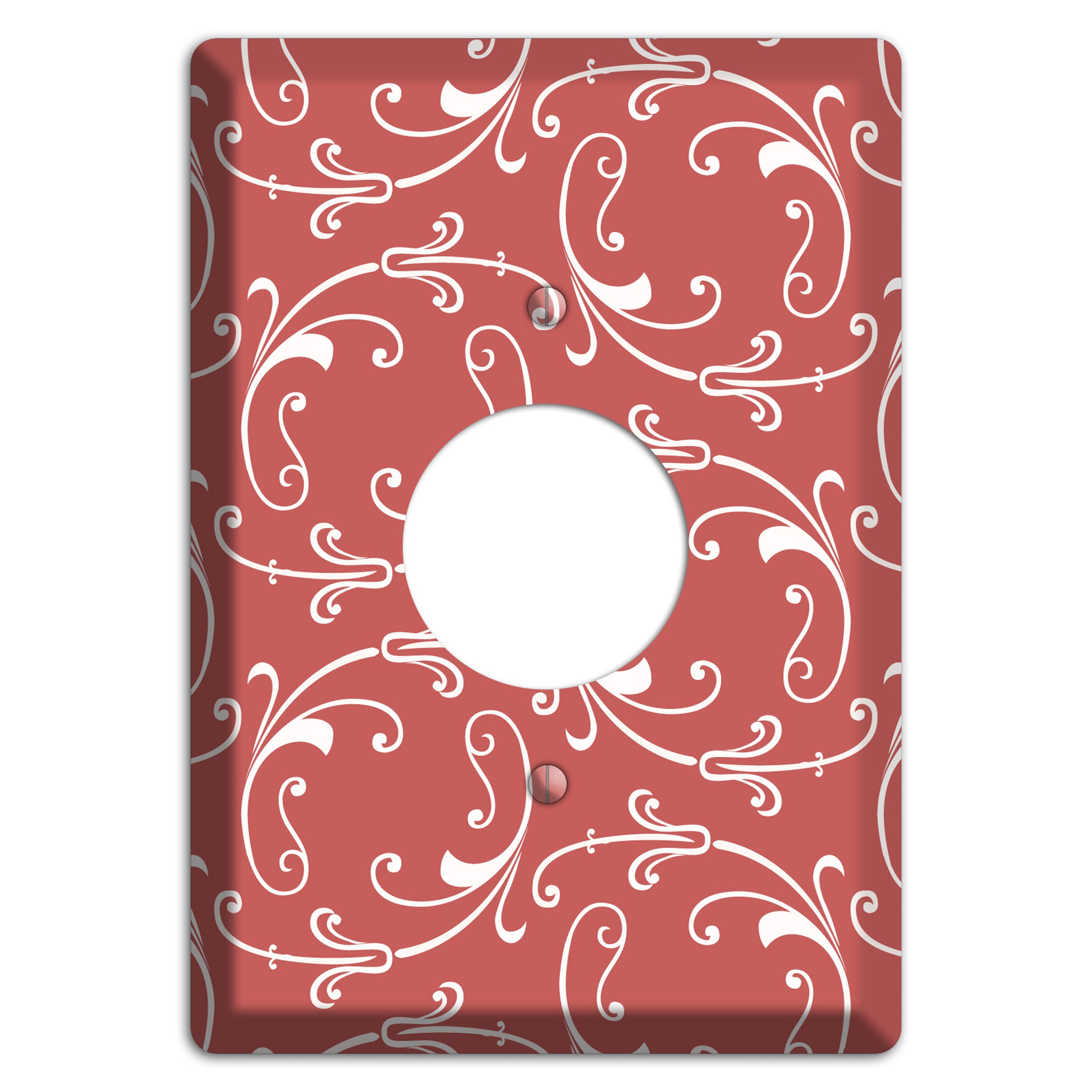 Brick Victorian Sprig Single Receptacle Wallplate