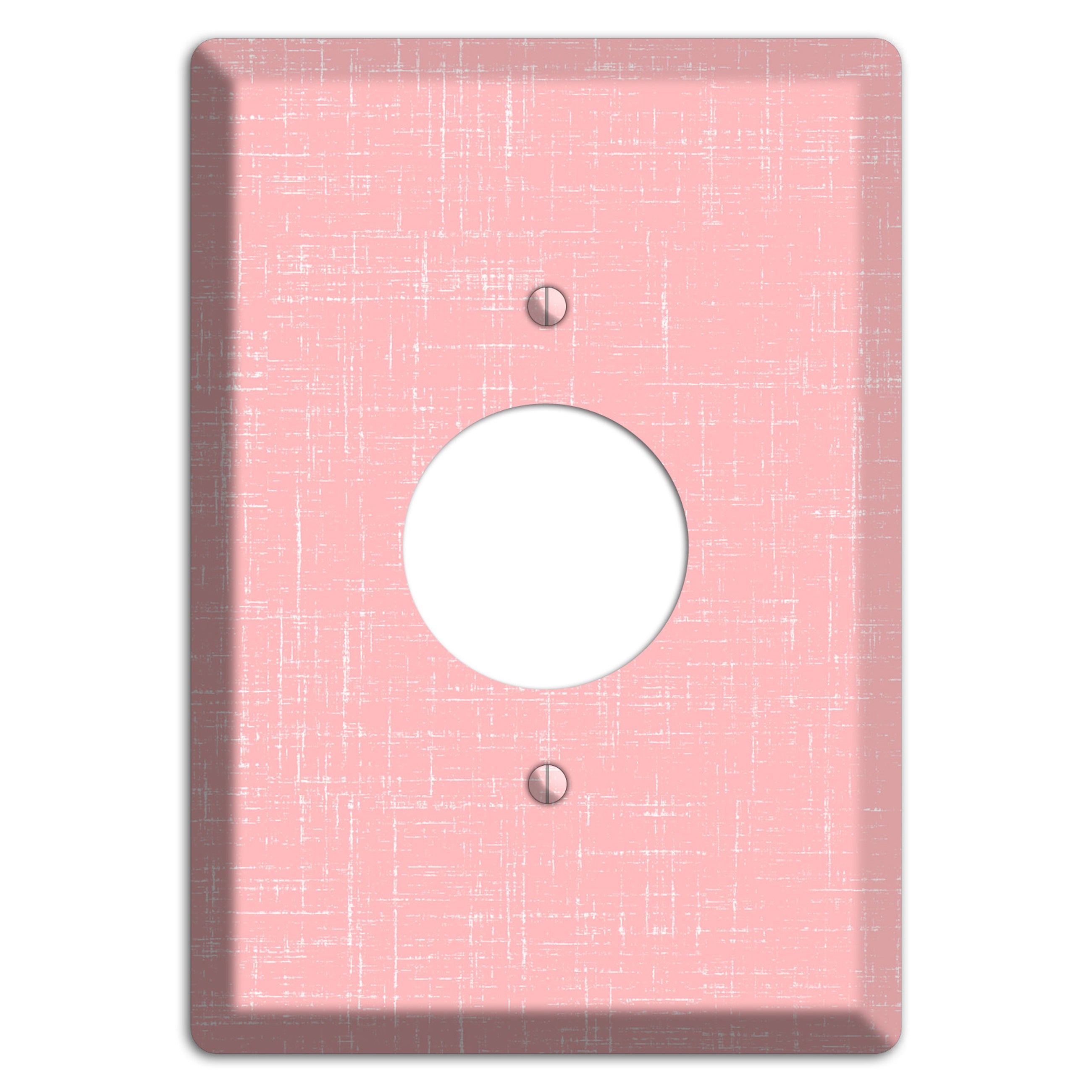 Amber Soft Coral Single Receptacle Wallplate