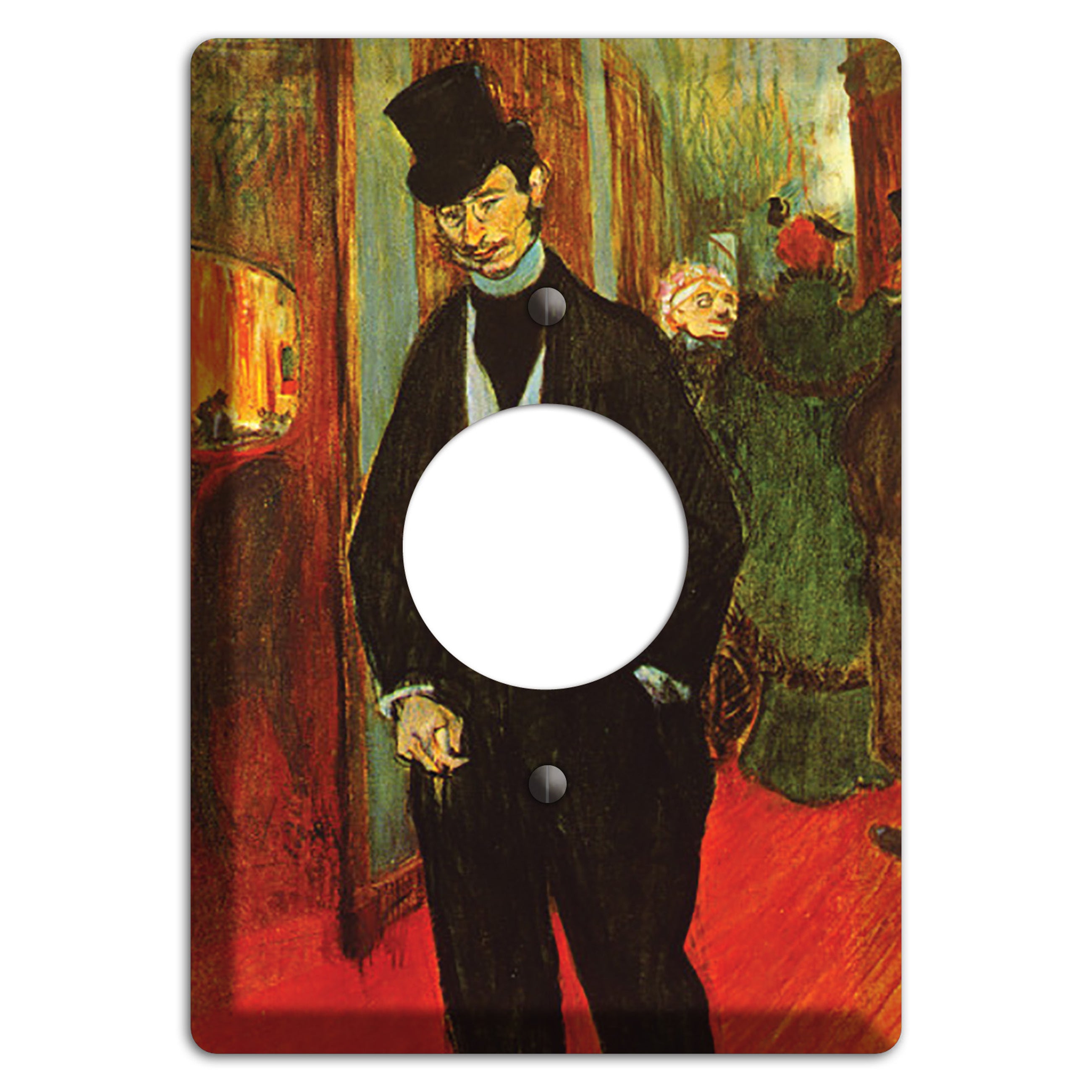 Lautrec 1 Single Receptacle Wallplate