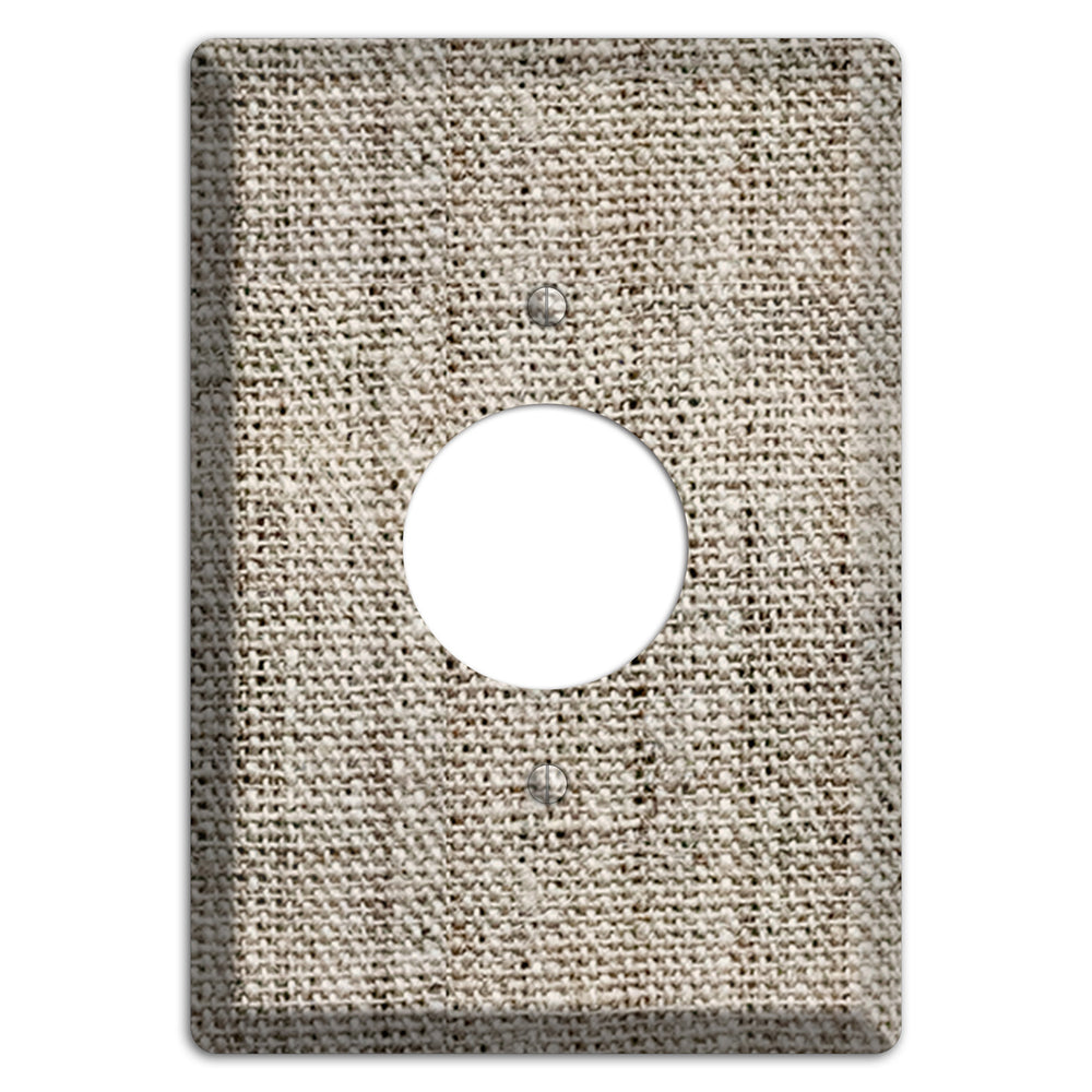 Niagara Burlap Single Receptacle Wallplate