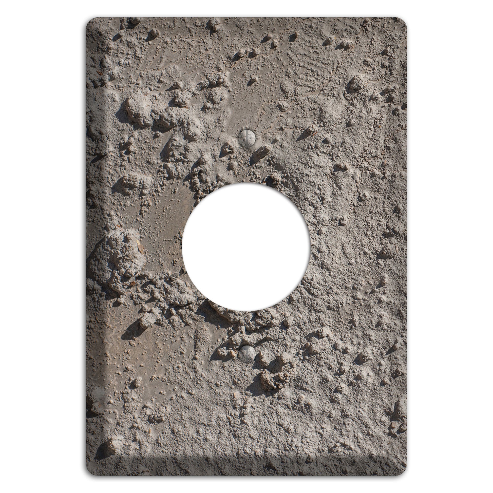 Plaster 2 Single Receptacle Wallplate