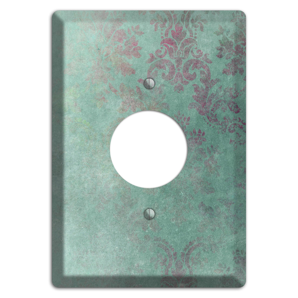 Corduroy Whimsical Damask Single Receptacle Wallplate