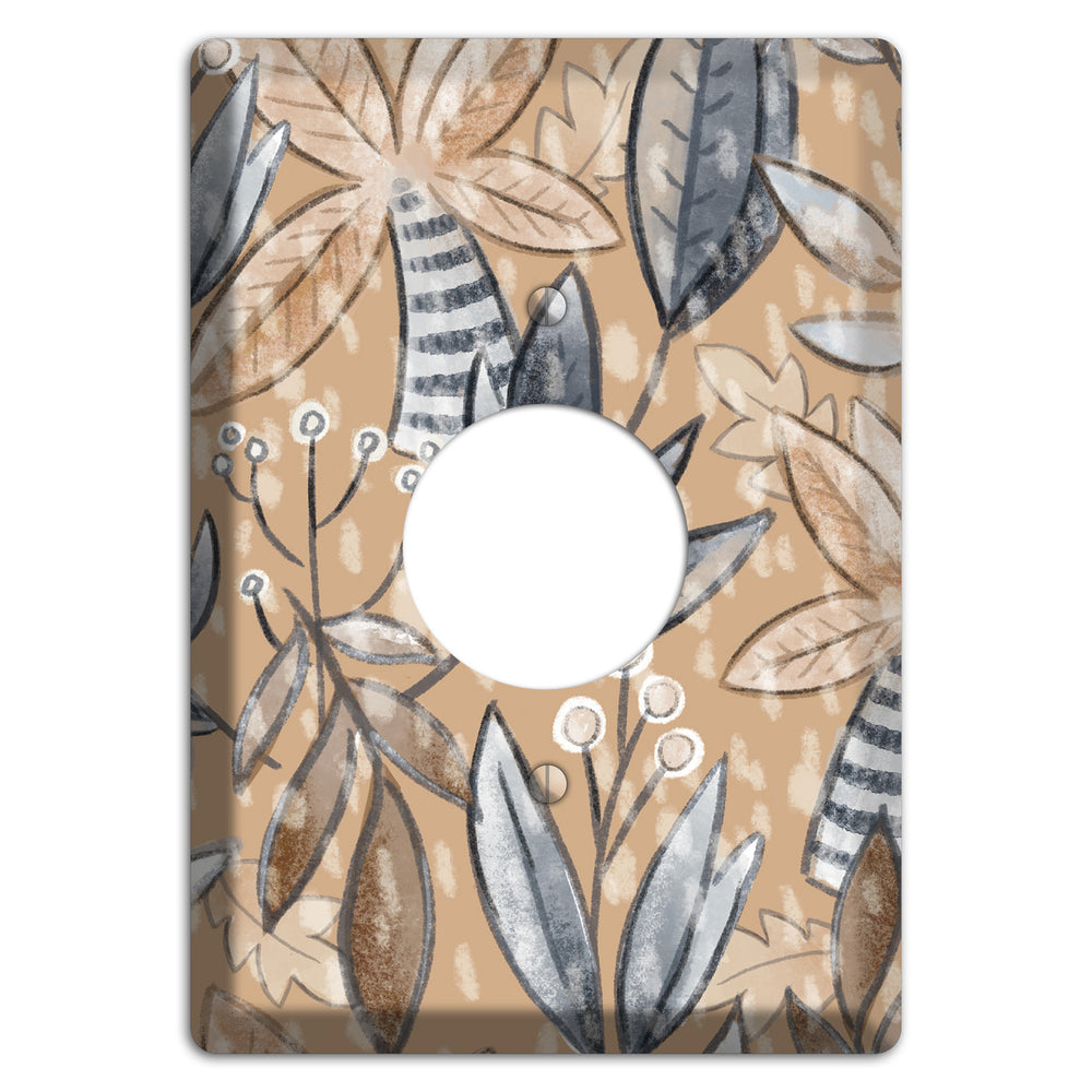 Autumn Leaves Single Receptacle Wallplate