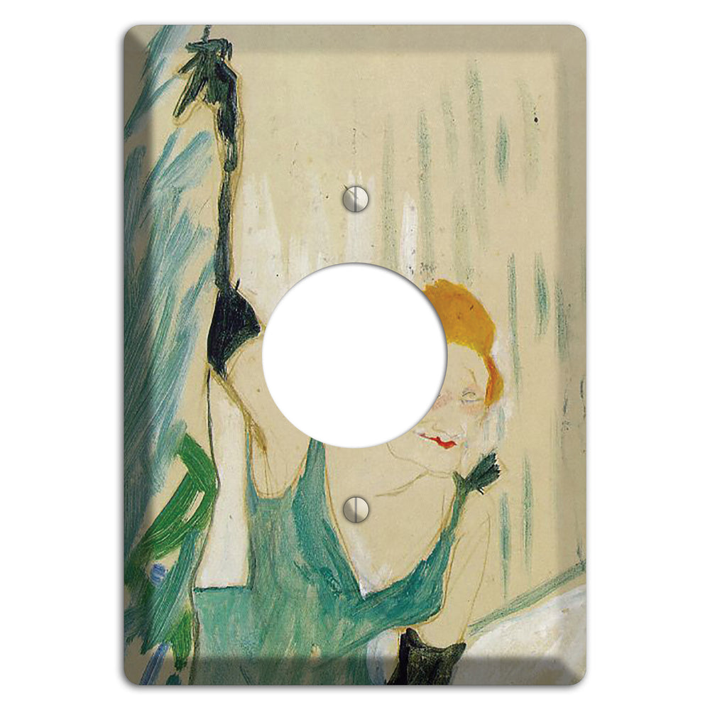 Toulouse-Lautrec 6 Single Receptacle Wallplate