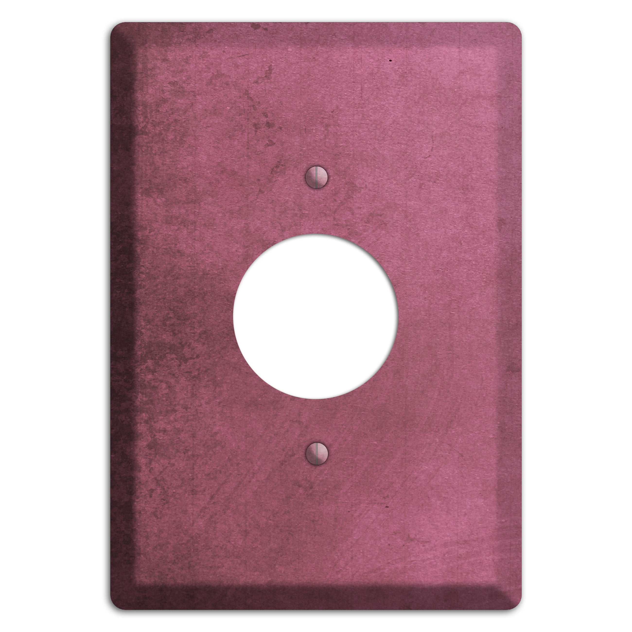 Coral Tree Vintage Grunge Single Receptacle Wallplate