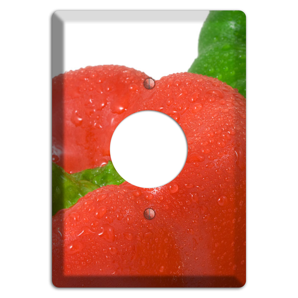 Peppers Single Receptacle Wallplate