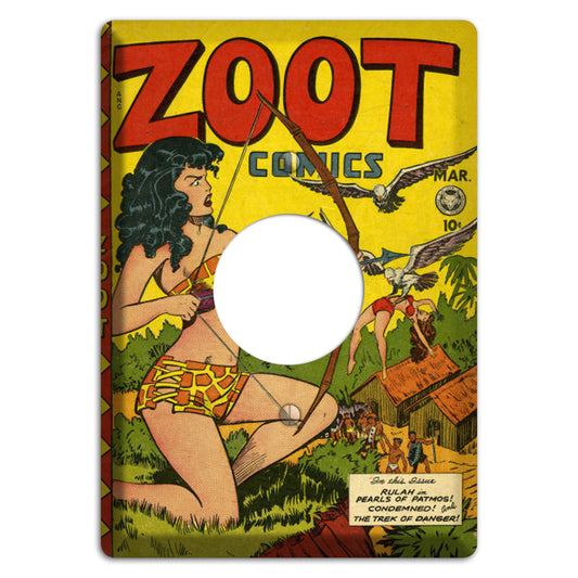 Zoot Vintage Comics Single Receptacle Wallplate