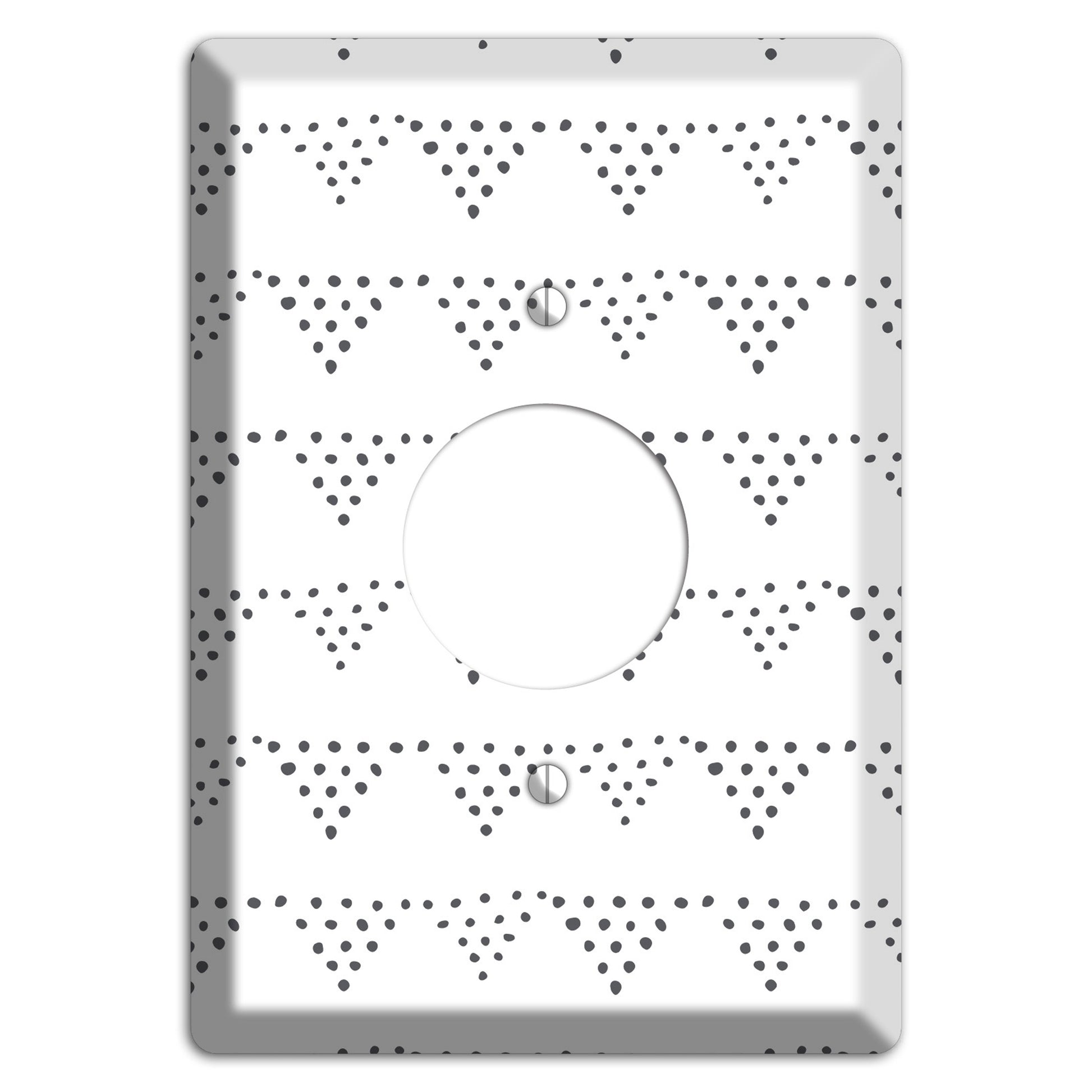 Abstract 16 Single Receptacle Wallplate