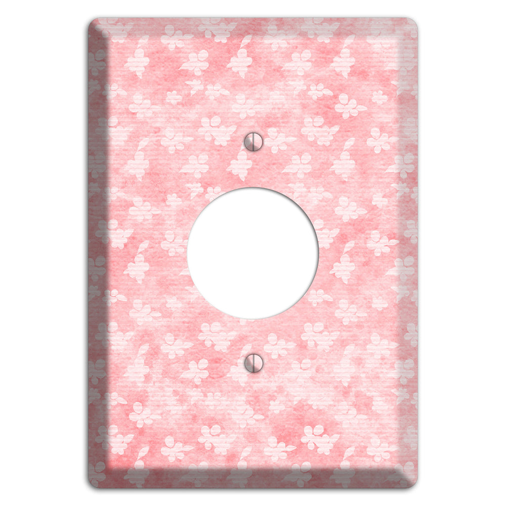 Abbey Soft Coral Single Receptacle Wallplate