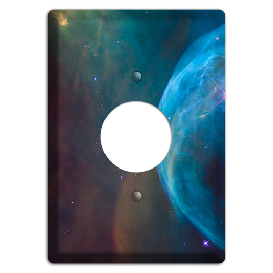 Bubble Nebula Single Receptacle Wallplate