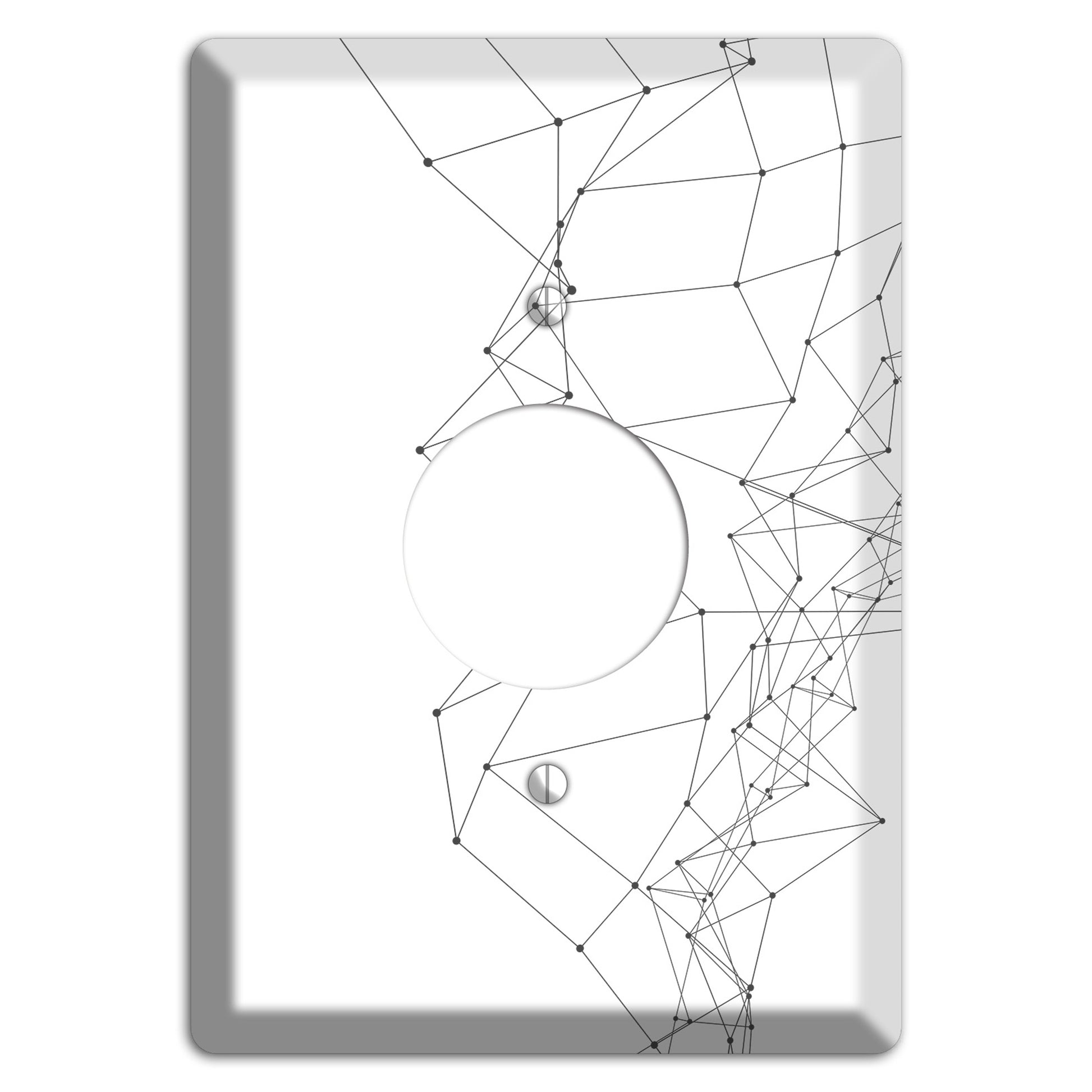 Linear A Single Receptacle Wallplate