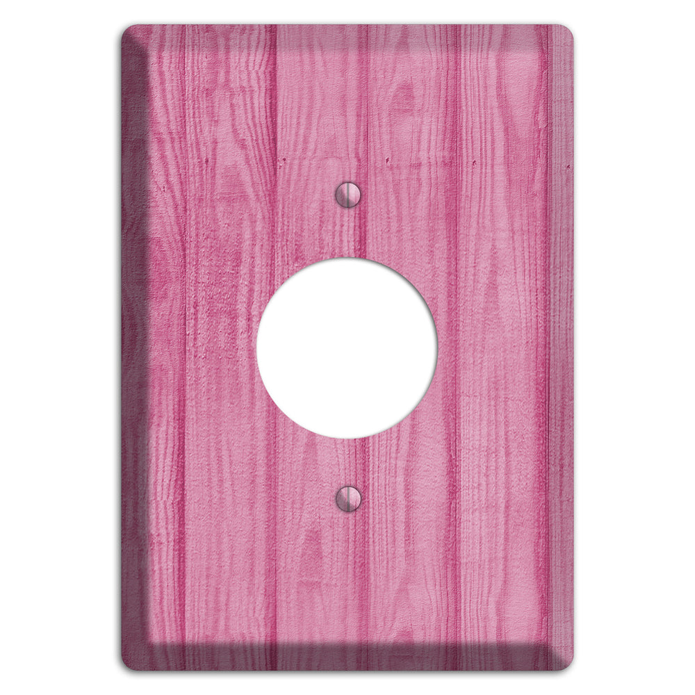 Can Can Pink Texture Single Receptacle Wallplate