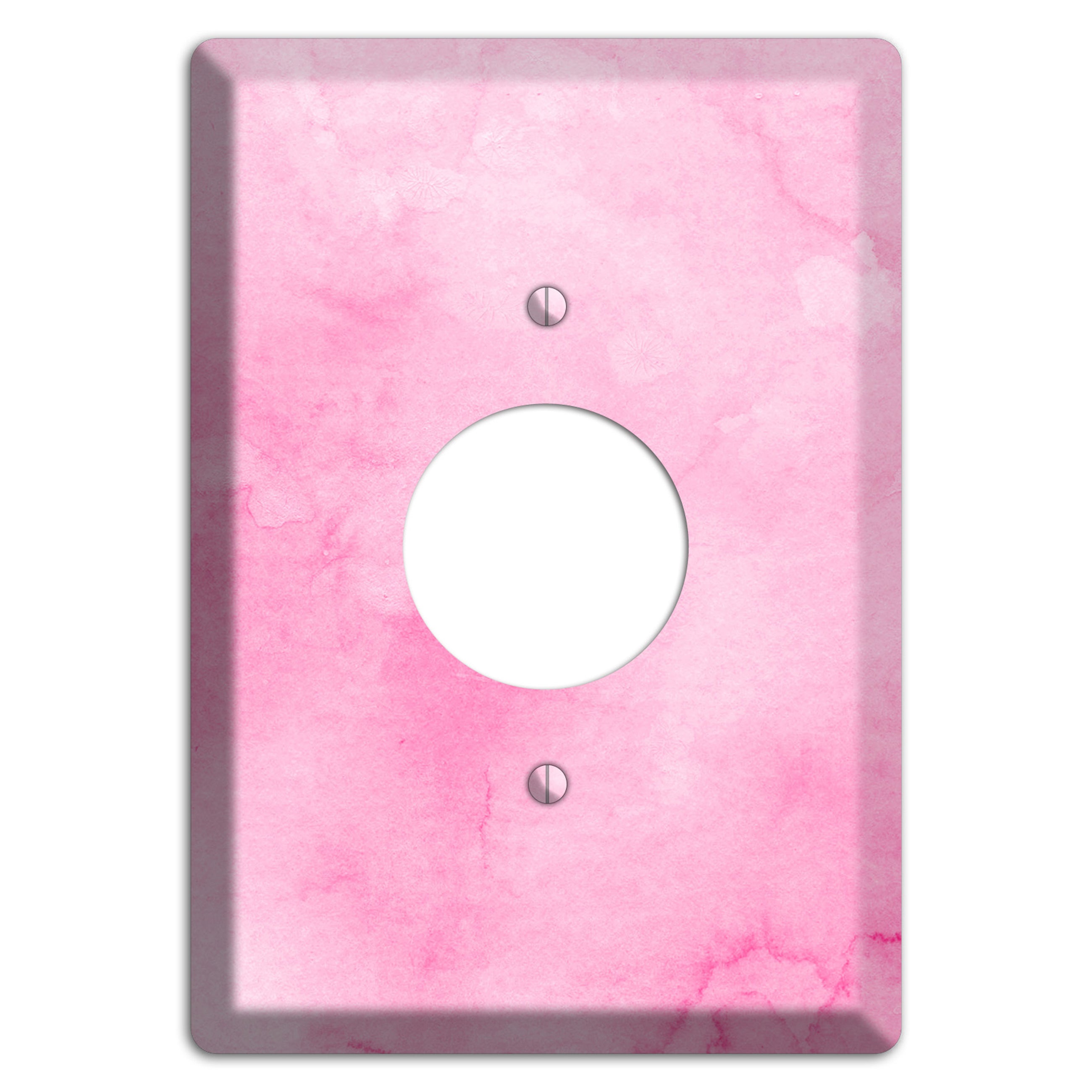 Cinderella Pink Texture Single Receptacle Wallplate