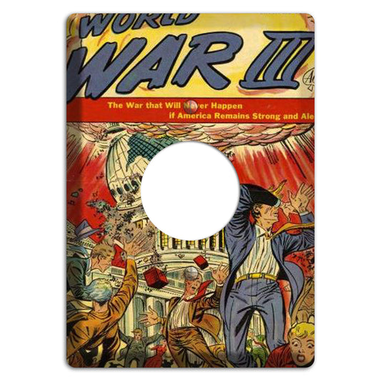 World War III Vintage Comics Single Receptacle Wallplate