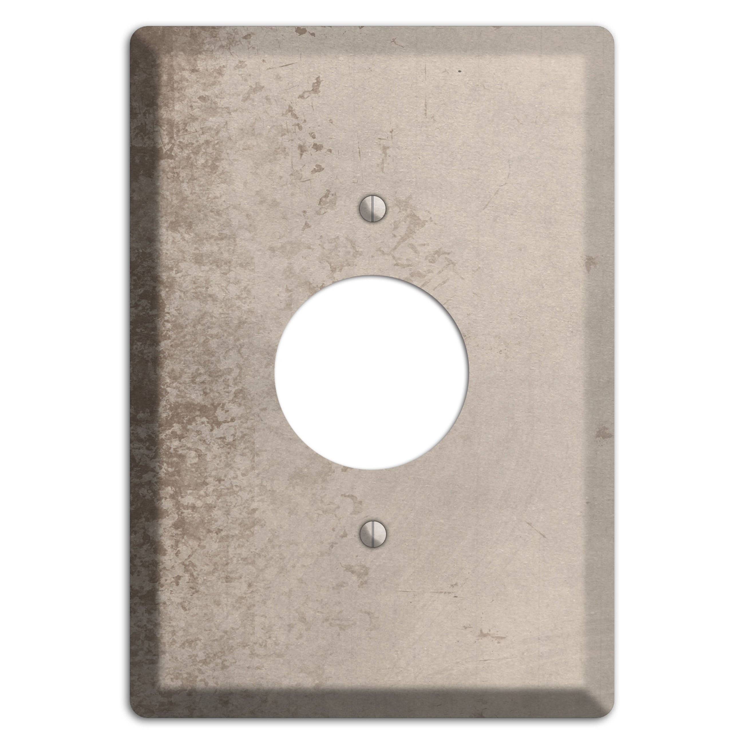 Sisal Vintage Grunge Single Receptacle Wallplate