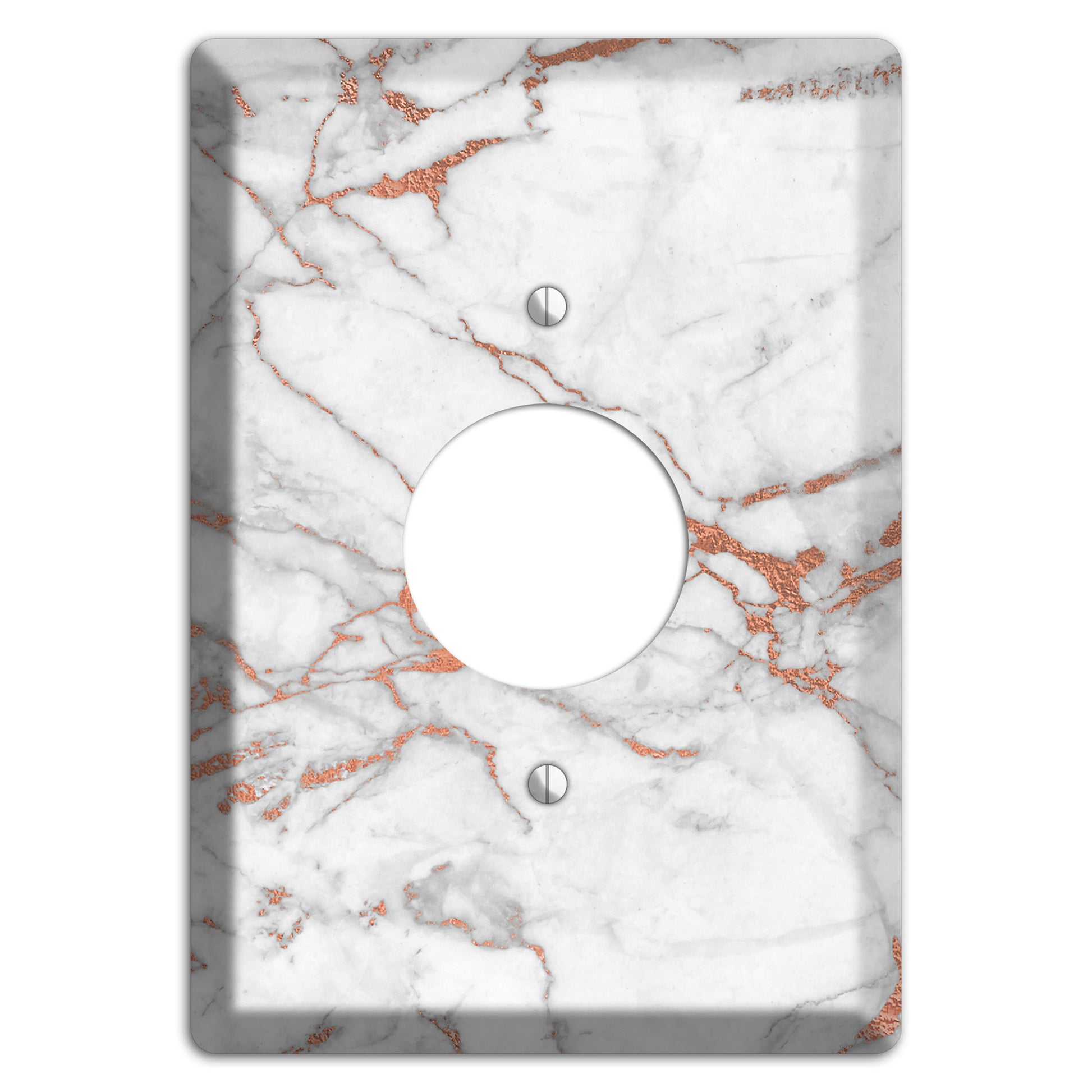 Copperfield Copper Single Receptacle Wallplate