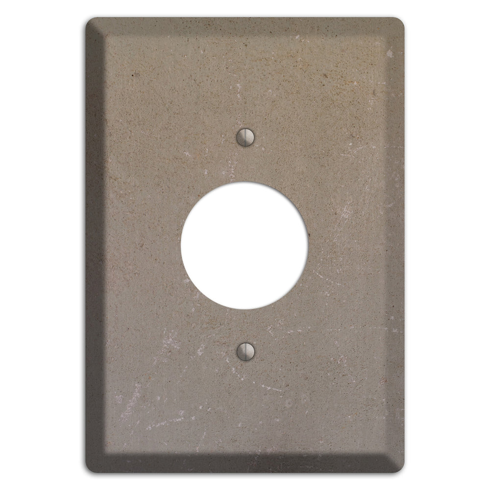 Old Concrete 6 Single Receptacle Wallplate