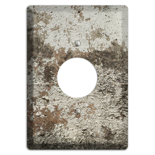 Old Concrete 12 Single Receptacle Wallplate