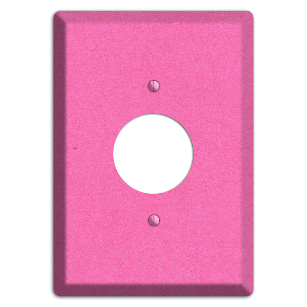 Persian Pink Kraft Single Receptacle Wallplate