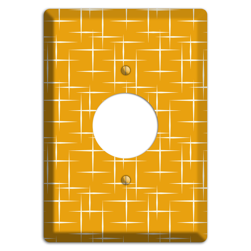 Orange Atomic Single Receptacle Wallplate