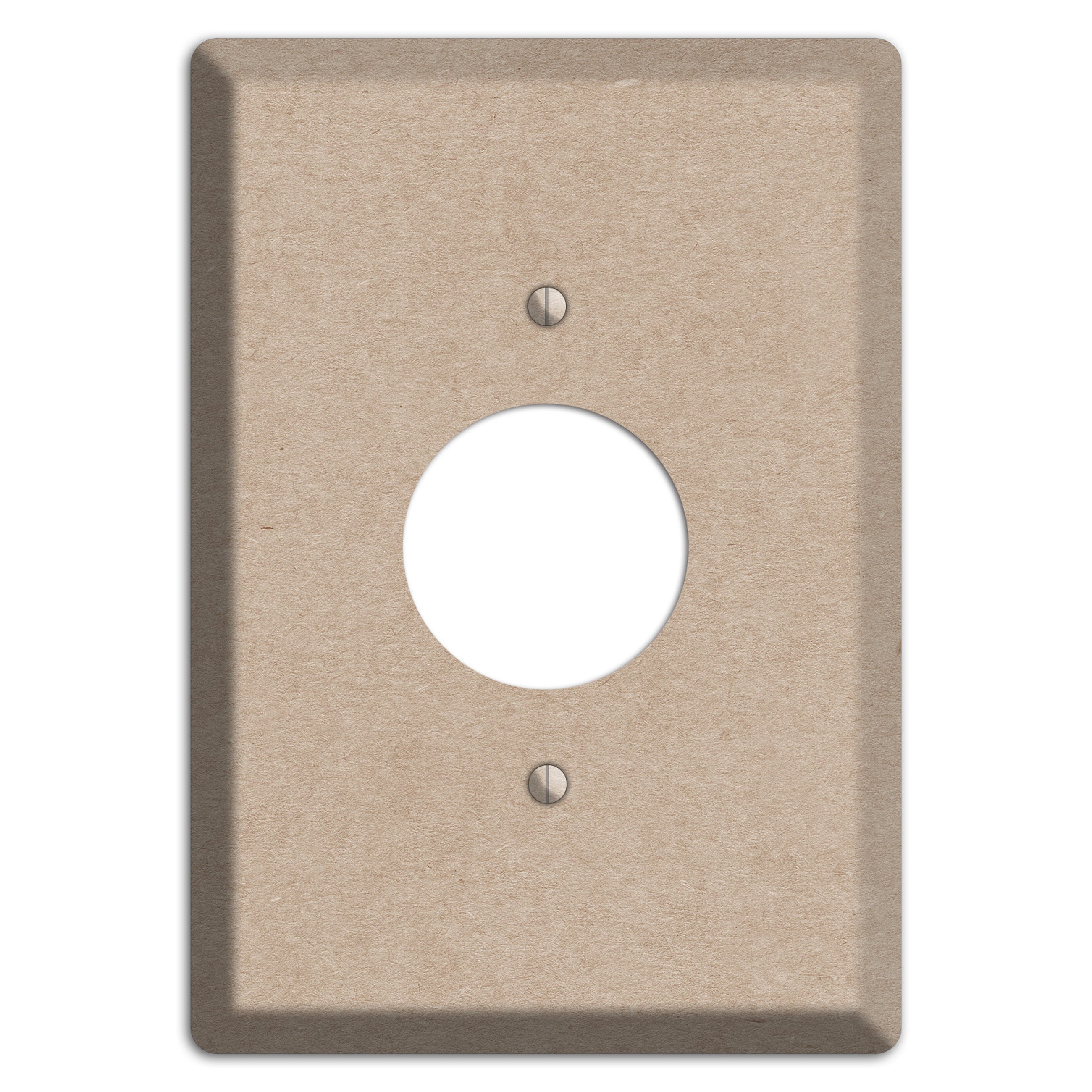 Sandrift Kraft Single Receptacle Wallplate
