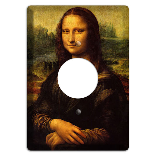 Da Vinci - Mona Lisa 2 Single Receptacle Wallplate