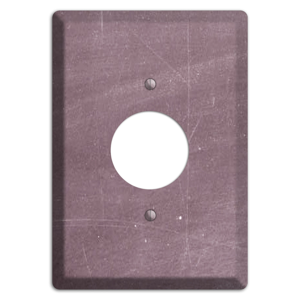 Chalk Maroon Single Receptacle Wallplate