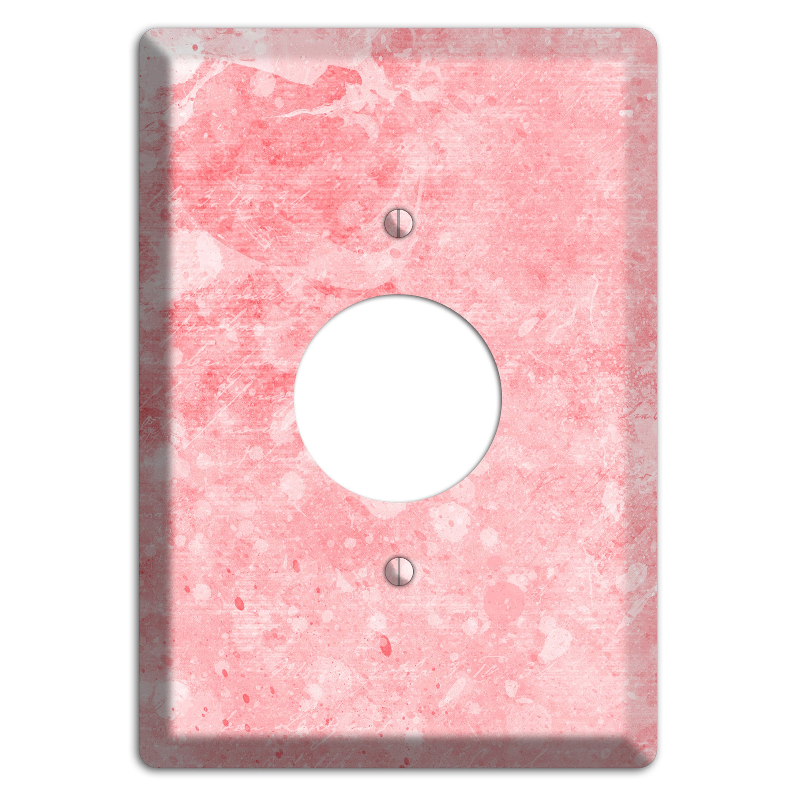 Rose Fog Soft Coral Single Receptacle Wallplate