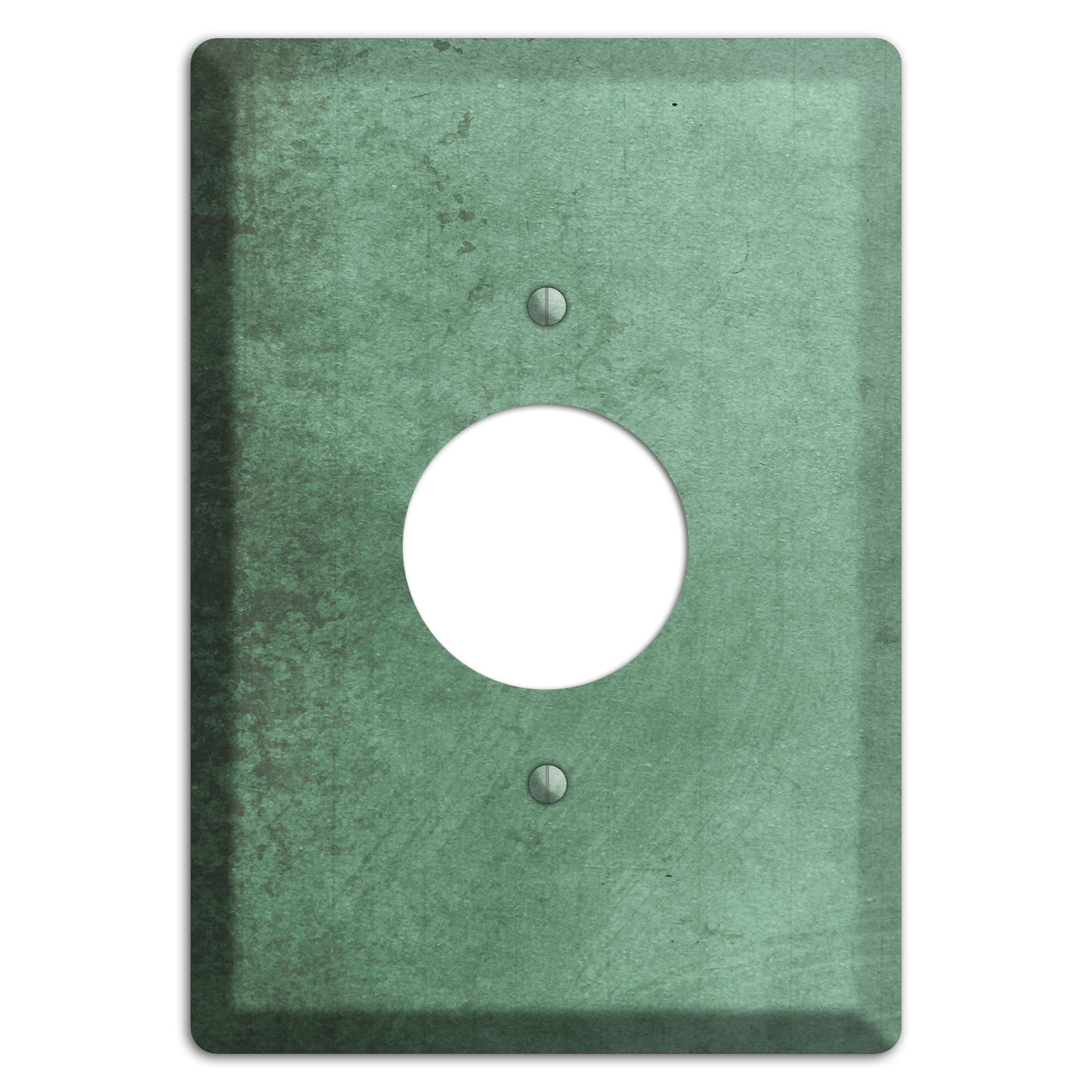 Bay Leaf Vintage Grunge Single Receptacle Wallplate
