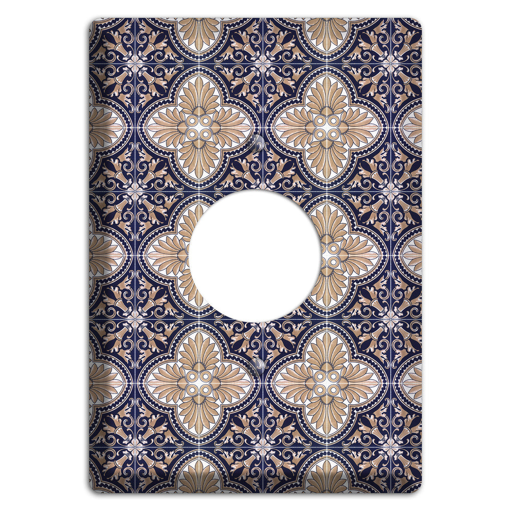 Tavira Tiles 4 Single Receptacle Wallplate