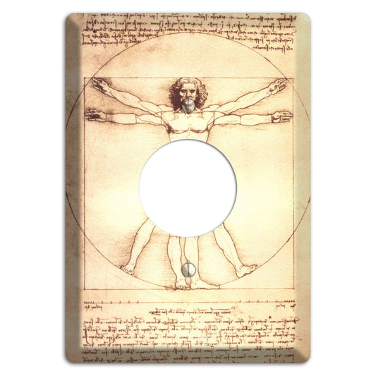 Da Vinci - Vitruvian Single Receptacle Wallplate