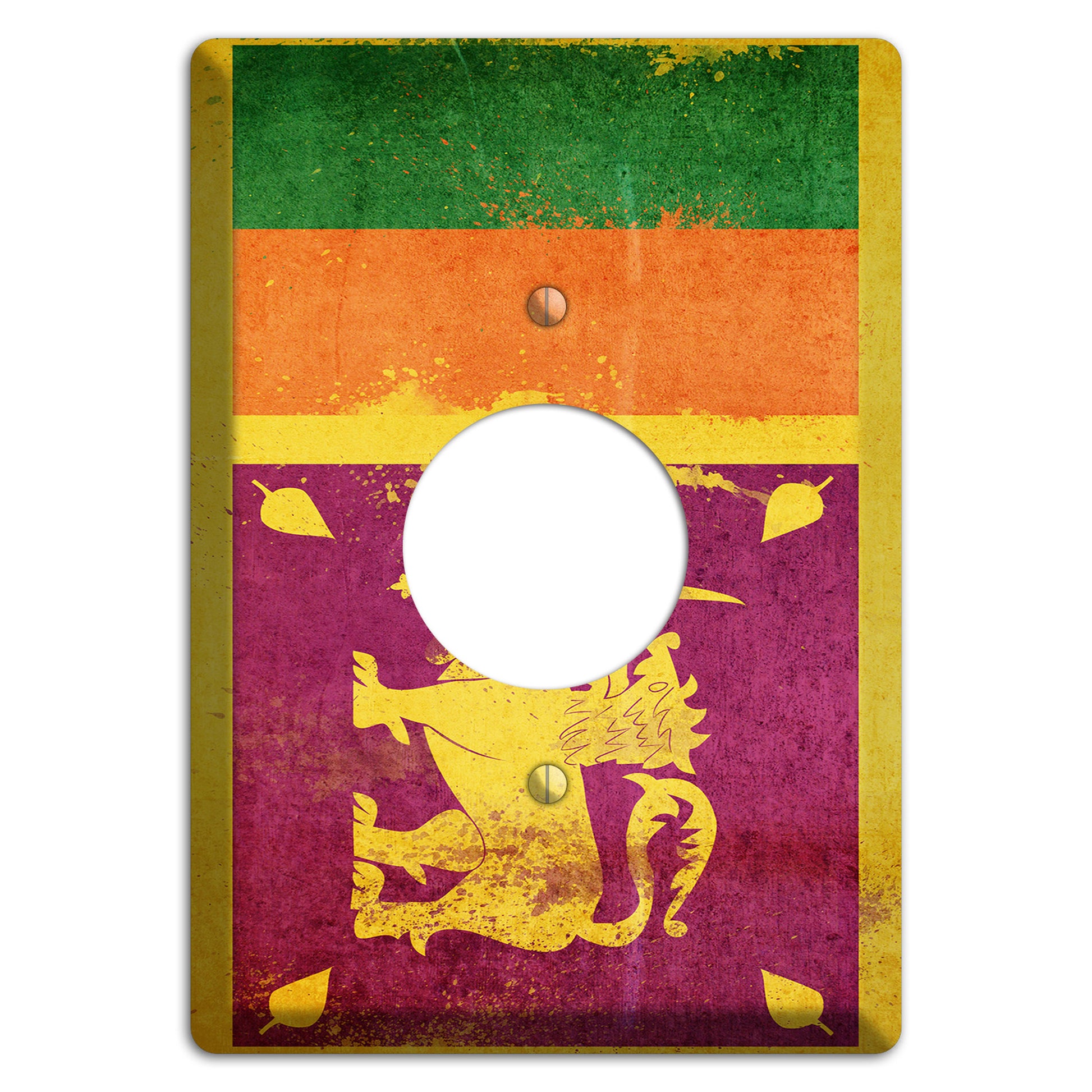 Sri Lanka Cover Plates Single Receptacle Wallplate