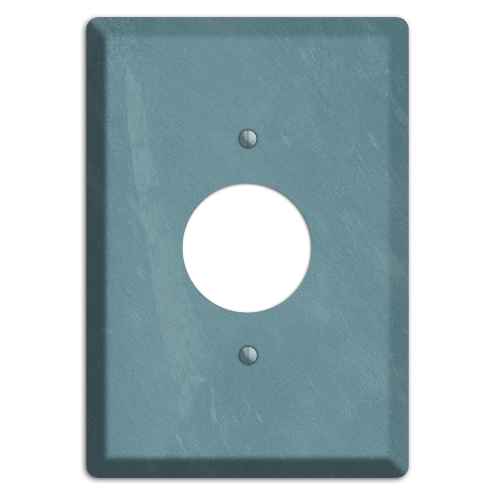 Chalk Teal Single Receptacle Wallplate