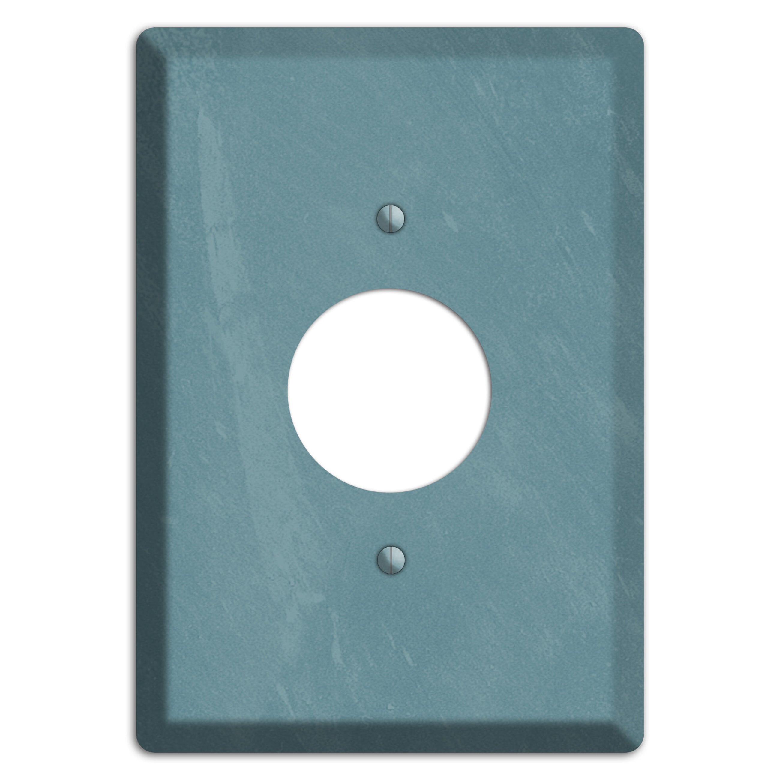 Chalk Teal Single Receptacle Wallplate