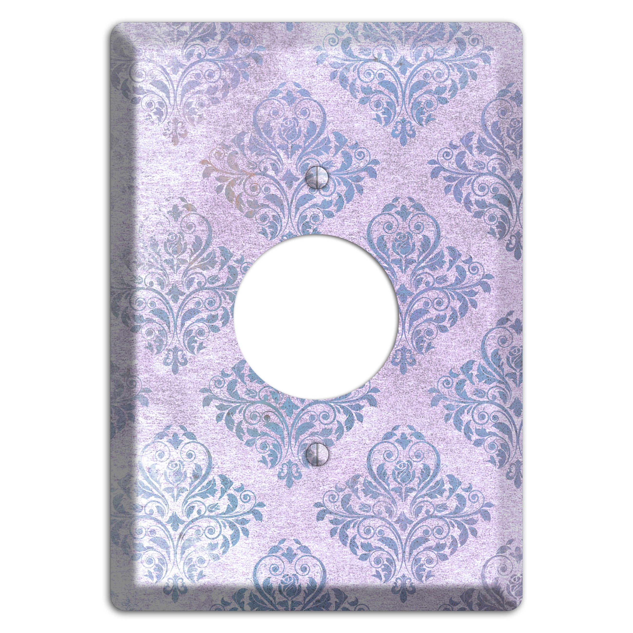 Logan Whimsical Damask Single Receptacle Wallplate