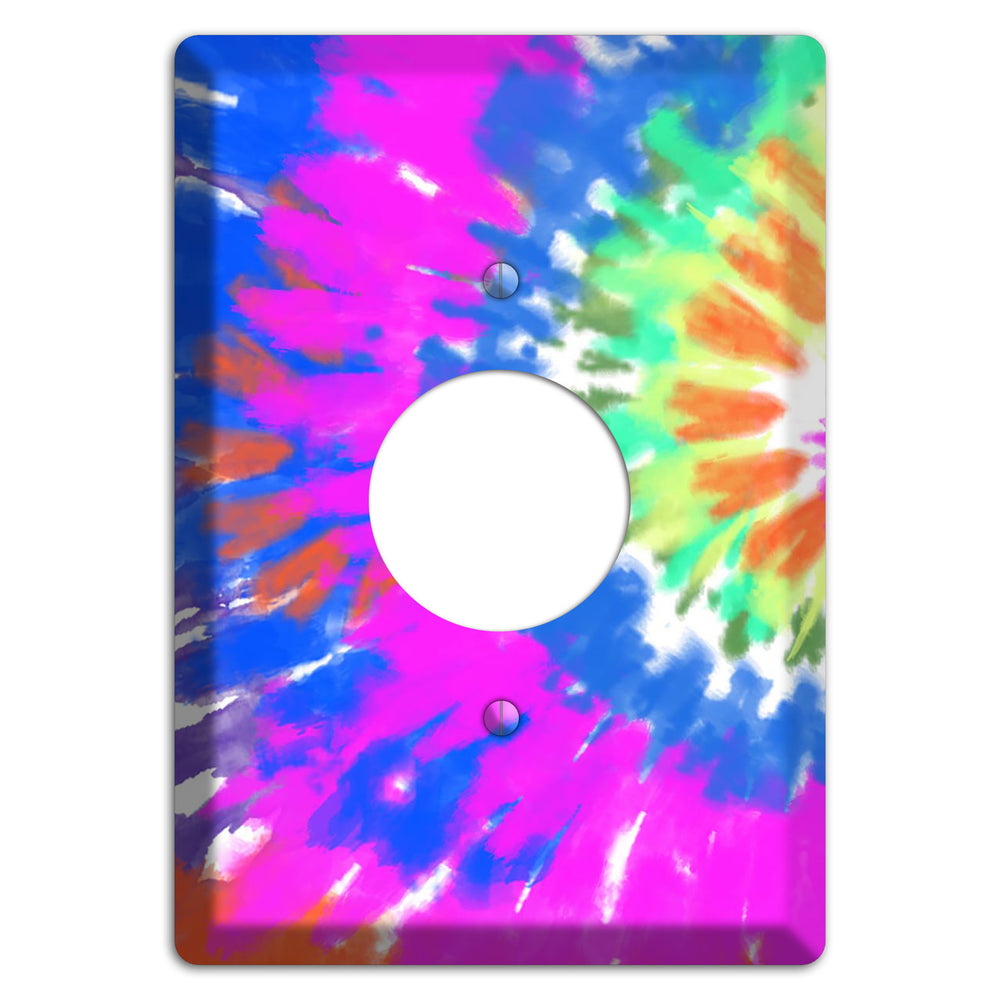 Tie Die Single Receptacle Wallplate