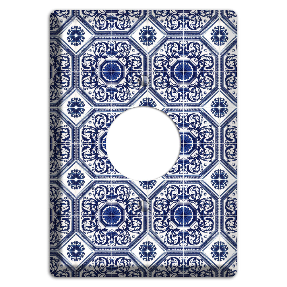 Tavira Tiles 1 Single Receptacle Wallplate