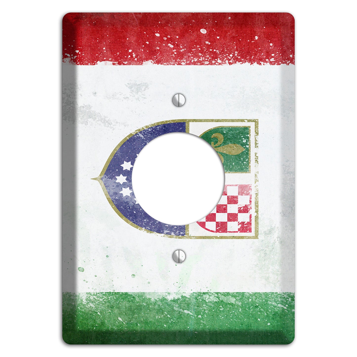 Bosnia and Herzegovina Federation of Cover Plates Single Receptacle Wallplate