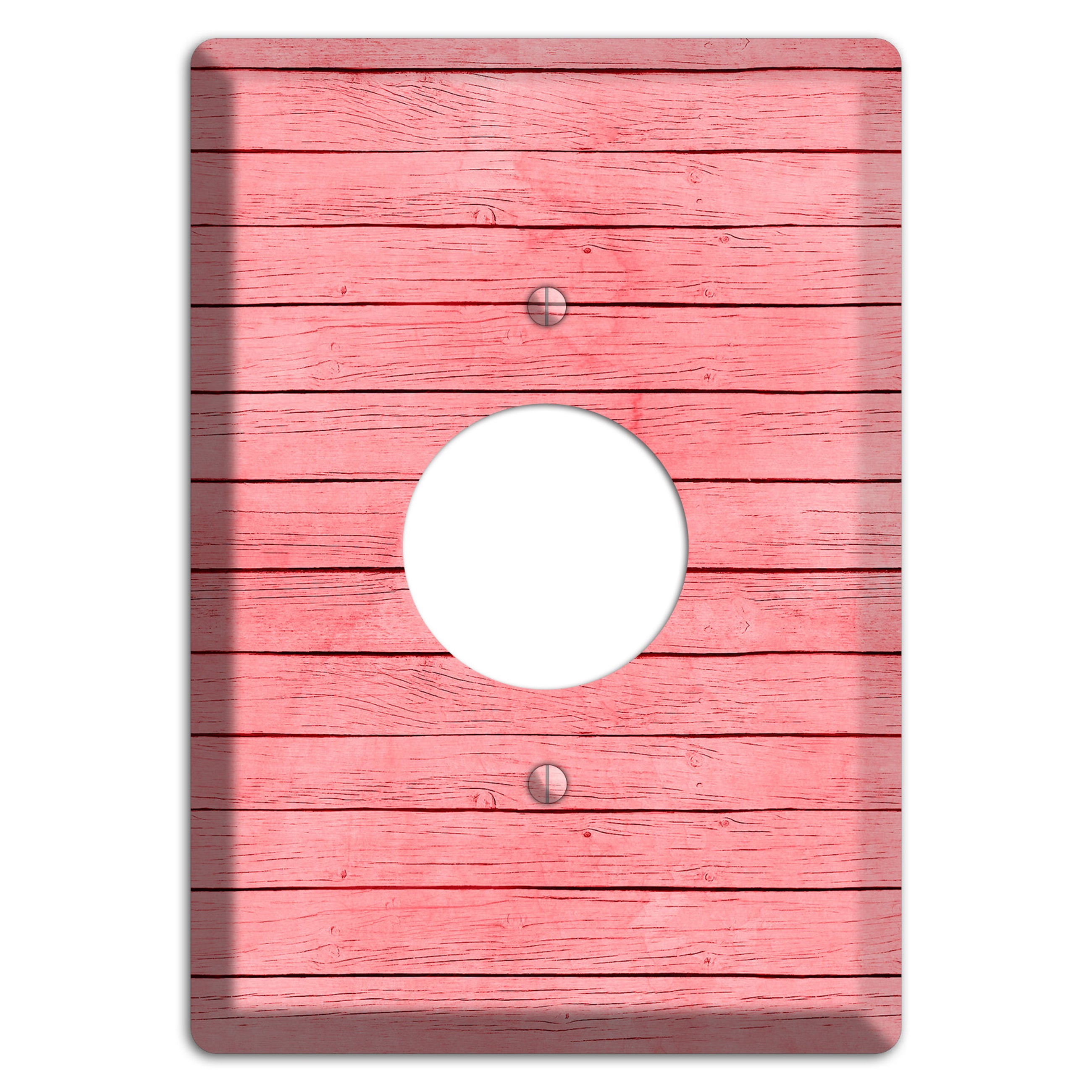 Sea Pink Soft Coral Single Receptacle Wallplate