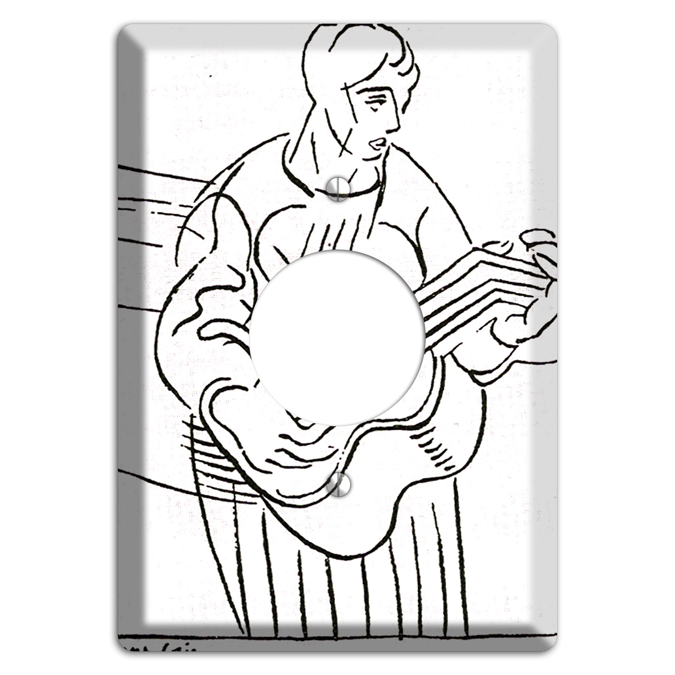 Vincent Van Gogh 9 Single Receptacle Wallplate