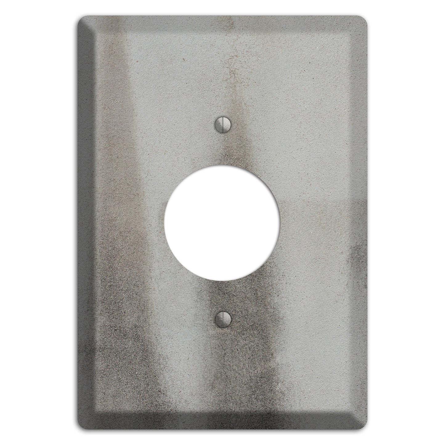 Old Concrete 17 Single Receptacle Wallplate