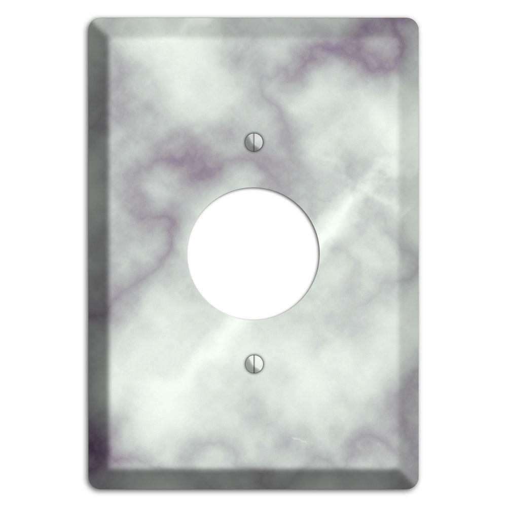 Gray Nurse Marble Single Receptacle Wallplate