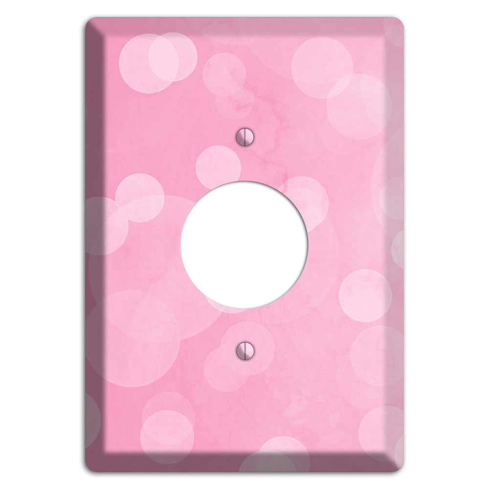 purple Pizzaz Pink Texture Single Receptacle Wallplate