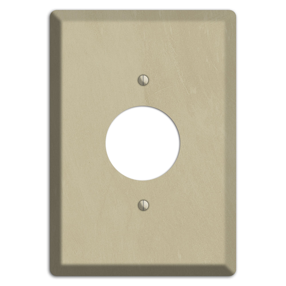 Chalk Beige Single Receptacle Wallplate