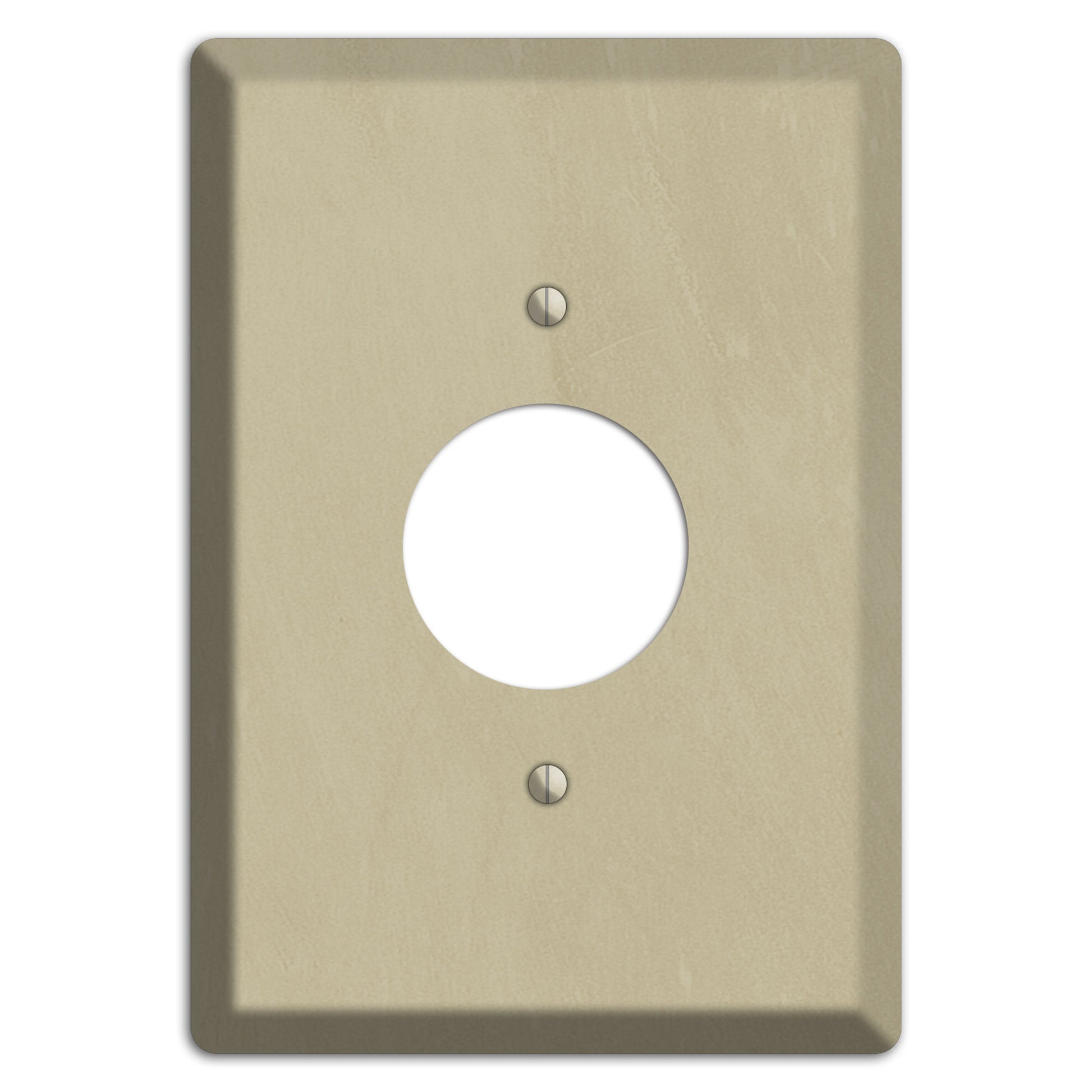 Chalk Beige Single Receptacle Wallplate