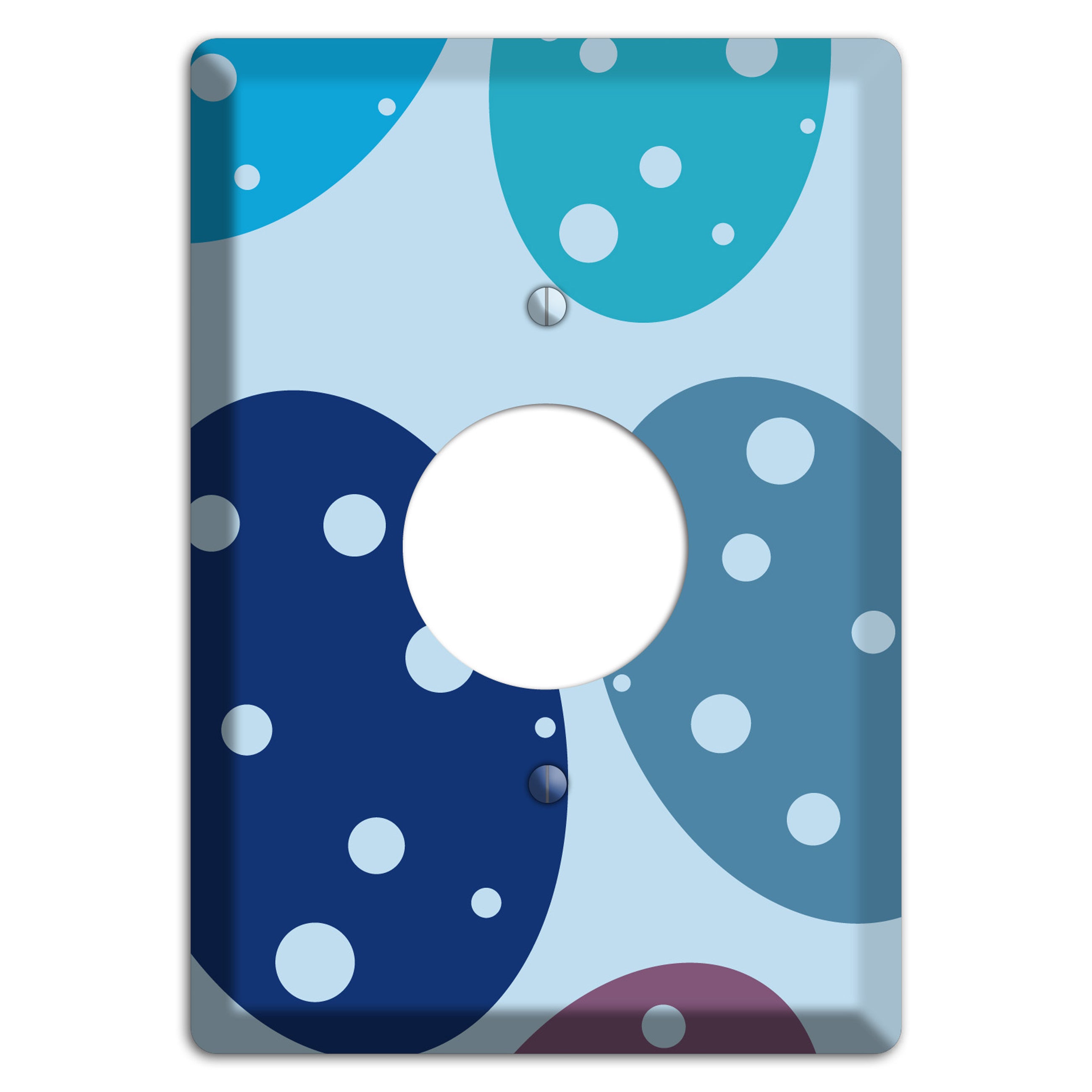 Blue Eggs Single Receptacle Wallplate